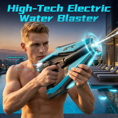 Pistola elettrica per l'acqua con effetti LED e nebbia
