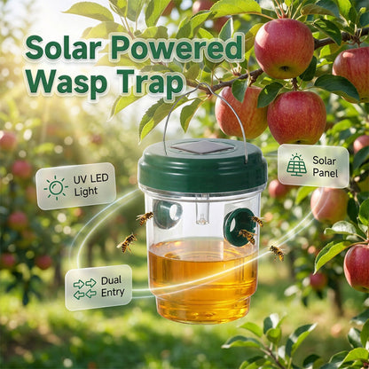 Trappola a vespa sospesa alimentata da energia solare