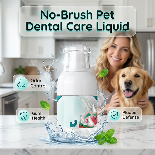 🐾Liquido per l'igiene dentale degli animali domestici senza bisogno di spazzolatura: prendersi cura dei denti del tuo animale domestico ora è più facile🦷