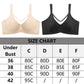 Reggiseno Elegante da Donna in Tulle Trasparente Coprente Taglie Forti