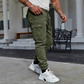 👖✨ Pantaloni cargo casual con coulisse – Tasche capienti, vita regolabile e look urbano super comodo 🏙️💪