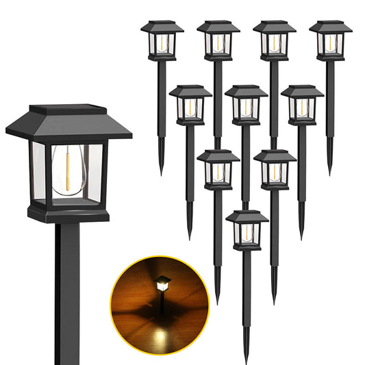 📢Compra 1 consegna 1💕Lampada da esterno a energia solare impermeabile per vialetti - Confezione da 2 pezzi