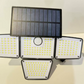 🔥 Oggi -50%! ☀️ Lampada da parete solare a 3 luci con sensore di movimento