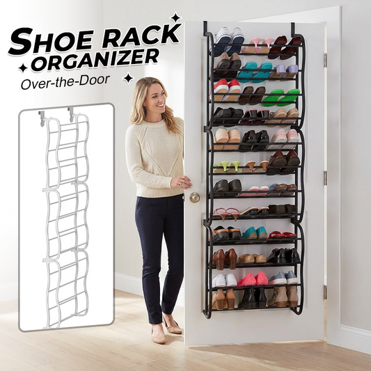 👟 Portascarpe da Porta – 24 tasche & installazione senza attrezzi – Adatto a porte standard, fino a 24 paia – perfetto per ingresso o armadio 🚪✨