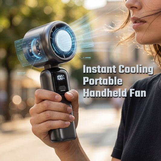 📢Acquistane 2 e  sconto del 20%👍Ventilatore portatile ad alta velocità con refrigeratore a ghiaccio