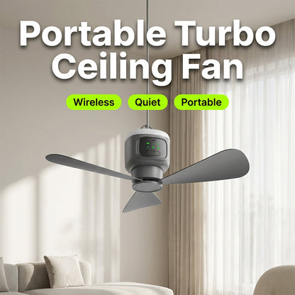 🌀 50% RABATT! 💡 Wiederaufladbarer Hängeventilator mit Licht – Kabellos & praktisch – Perfekt für Zuhause, Camping oder Reisen – flexibel einsetzbar, mit Haken und integrierter LED 🔋🏕️✨