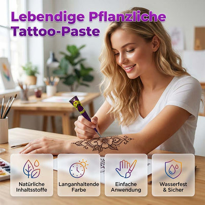 Pasta per tatuaggi temporanei a base vegetale