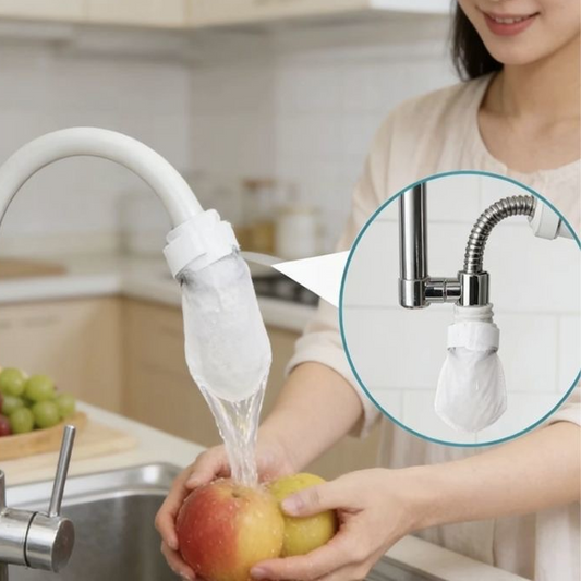 💧Filtro antispruzzo per rubinetto da cucina per la rimozione di sedimenti e ruggine☕🍝
