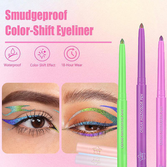 📢Acquistane 1 e ricevi 1 in omaggio💕Eyeliner a prova di sbavature con effetto cromatico