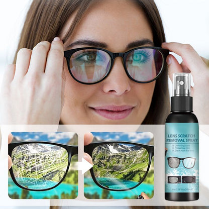 👓 50% DI SCONTO ORA! ✨ Spray riparatore per graffi sulle lenti – rimuovi facilmente i graffi superficiali e ripristina la trasparenza della lente. Adatto per occhiali, lenti fotografiche e fari auto. Semplice operazione fai-da-te. 🔍