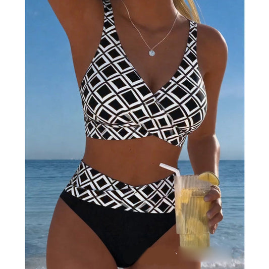 Bikini Due Pezzi da Donna a Vita Alta