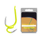 🎣✨ Ami da Pesca Doppi in Acciaio 100C – Punta Ultra Affilata, Anti-Ruggine e Anti-Sbocco! 🐟 Perfetti per Walleye, Fiumi e Laghi – Misure 3-12 – Giallo e Blu 🔥