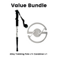 Bastone da trekking regolabile in lega di alluminio