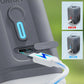 🏕️ Pompa ad aria ricaricabile da campeggio – Luce LED, gonfiaggio rapido, compatta – Pagamento in contrassegno 🔋