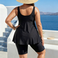 👙 OFFERTA LIMITATA 62% DI SCONTO! 💥 Costume da Bagno Donna Tankini Fluente con Top e Pantaloncini – Controllo Pancia, Boy Shorts, Supporto ✨
