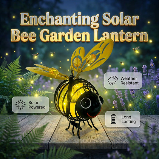 ⏰SCONTO DEL 50%!🔥OLTRE 50.000 VENDUTE! Lampada a sospensione a forma di ape alimentata a energia solare🐝