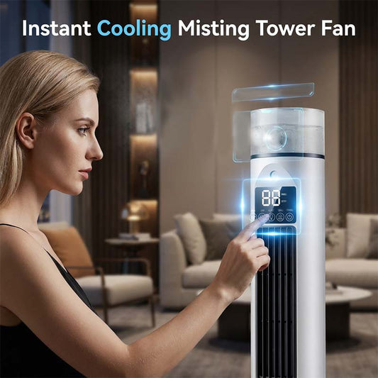 Ventilatore a Torre con Nebulizzatore a 6 Velocità