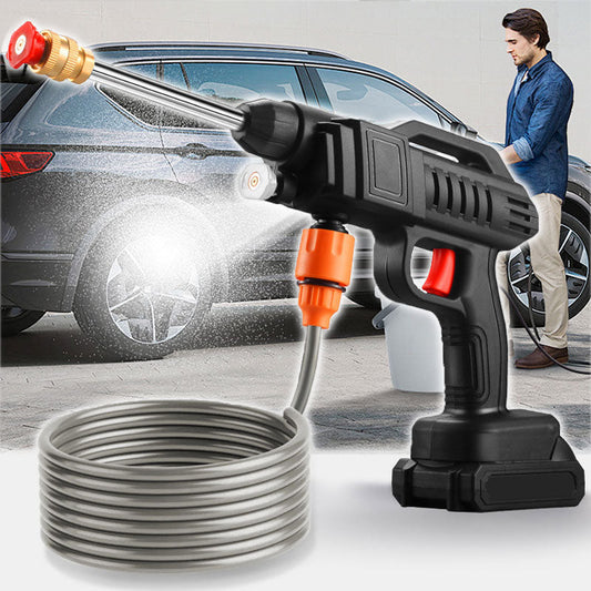 🚗 50% DI SCONTO! 💦 Idropulitrice Auto Multifunzione ad Alta Pressione – Pulizia Potente, Ugelli Versatili & Facile da Usare – Perfetta per Auto, Bici & Pulizia Esterna 🧹