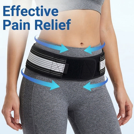 💪 SCONTO DEL 50% A TEMPO LIMITATO! ✨ Fascia per l'articolazione sacroiliaca per alleviare il dolore da sciatica – Traspirante, supporto post-parto, vestibilità sicura 🩹