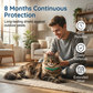 🎉 OFFERTA LAMPO 50% DI SCONTO 🐶🐱 – Collare antipulci e zecche a base vegetale 🌿 Protezione fino a 8 mesi, oli a rilascio lento, resistente all'acqua 💦 Respinge zanzare e larve, comodo e sicuro da indossare tutti i giorni 🐕