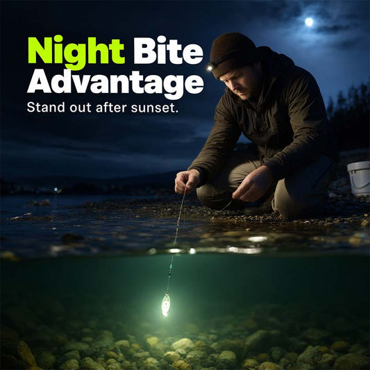 🎣💡 Luce LED da pesca – impermeabile, extra luminosa per la pesca notturna 🌊🔦 Compatta, con clip, 4 colori, migliora la visibilità dell'esca – ideale per la barca e dalla riva.
