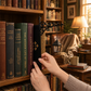 Lampada da libro a forma di lampione retrò in miniatura
