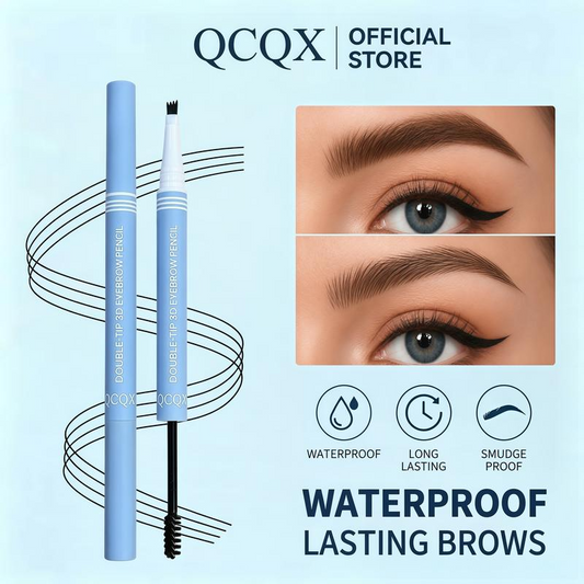 💧 Matita sopracciglia 2-in-1 impermeabile e gel colorante – trucco a lunga tenuta per sopracciglia naturali e realistiche, che imita perfettamente i peli. ✨👁️💖