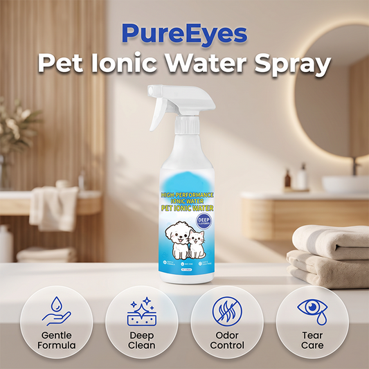Spray ionico per animali domestici contro le macchie da lacrime