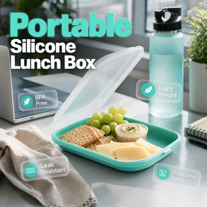 Lunch Box Portatile in Silicone Alimentare