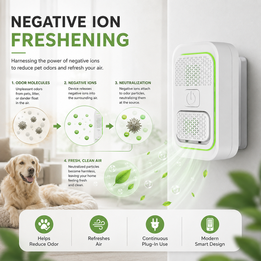 Mini purificatore d'aria a ioni negativi con alimentazione a spina