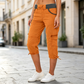 Pantaloni Capri Cargo a vita alta da donna