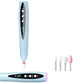 Trapano elettrico per unghie 2 in 1 con lampada UV per gel - Kit portatile per manicure e pedicure