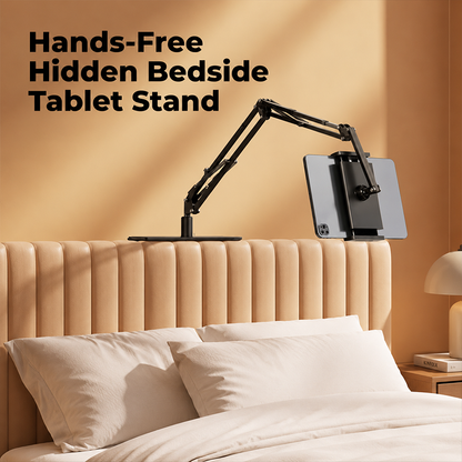🧲🛏️ Supporto per tablet da comodino a base nascosta – Design magnetico, stabile e invisibile! ✨📱