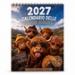 Calendario da parete 2027 Mucca delle Highland