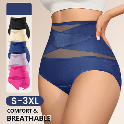 📢1 kaufen, 1 gratis💕Damen Unterwäsche mit hoher Taille und Bauchkontrolle