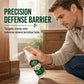Spray repellente per termiti su diverse superfici in legno