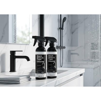 🚿2 al prezzo di 1🔥Spray per lavandini e rubinetti neri, spray per rimuovere le macchie d'acqua più ostinate