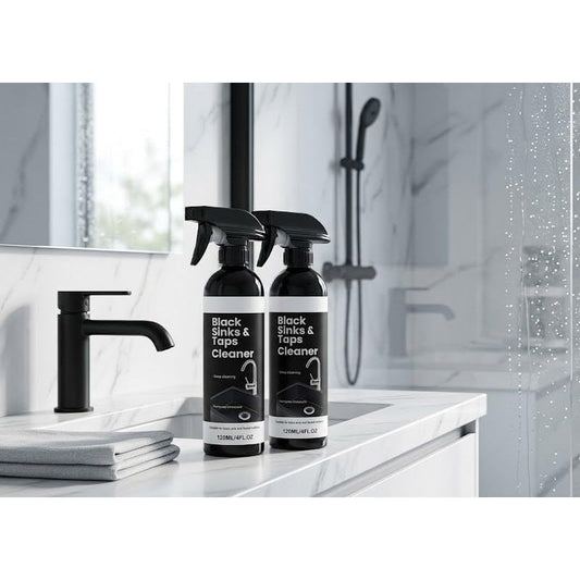 🚿2 al prezzo di 1🔥Spray per lavandini e rubinetti neri, spray per rimuovere le macchie d'acqua più ostinate