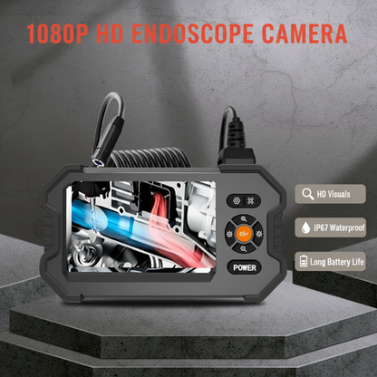 🔍 PROMO LIMITATA 50% DI SCONTO! ✨ Videocamera Endoscopica Portatile HD 1080p con Schermo 4,3" – IP67 Impermeabile, Ispezione Precisa, Lunga Autonomia ✨
