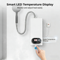 🚿Scaldabagno Elettrico Istantaneo Compatto  | Display LED e 3500W ⚡ | Protezione Anti-Perdite 🛡️ | Salvaspazio per Bagno e Cucina 💧