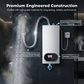 🚿Scaldabagno Elettrico Istantaneo Compatto  | Display LED e 3500W ⚡ | Protezione Anti-Perdite 🛡️ | Salvaspazio per Bagno e Cucina 💧
