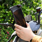 📱 Supporto per bici con ammortizzatore – a 4 assi, chiusura meccanica, azionamento con una sola mano. Perfetto per le bici elettriche! 🚴‍♂️🔒