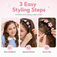 🎀📢1 acquistato, 1 in omaggio👍 Cerchietto Cartoon con Clip per Treccia per Bambine | Treccia Giocosa in Pochi Secondi ⏱️ | Elastico e Comodo, Resta al Posto 🤗 | 13 Stampe Divertenti 🌸