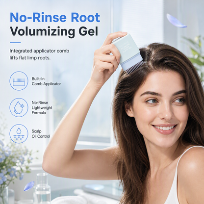 Gel volumizzante senza risciacquo con pettine integrato