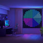 💡 Tenda Luminosa LED Smart con Sincro Musica 🎵 | Disegni, GIF e Testo Personalizzabili via App 📱 | Impermeabile per Casa, Feste e Natale ✨ | Alimentazione USB, 3 Misure 📏