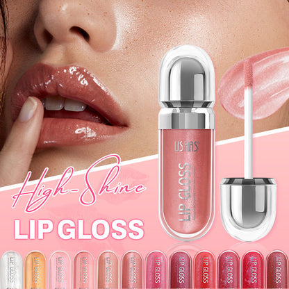 💄 Lucidalabbra Idratante Ultra Lucido ed Effetto Rimpolpante ✨ | Texture Morbida Non Appiccicosa 💧 | Brillantezza a Specchio Lunga Durata | 12 Tonalità