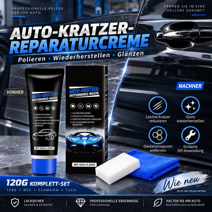 🔥Acquistane 1 e ricevi 1 in omaggio👍 Cera lucidante per auto 120 g 🚗 Attenua i micrograffi e dona una finitura brillante