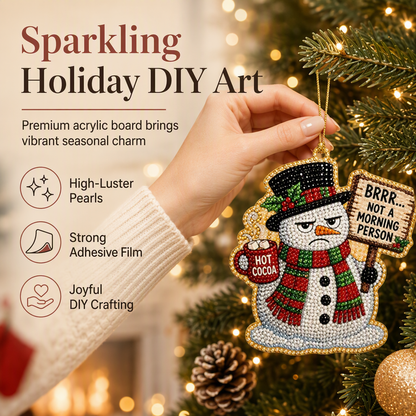 Christmas Pearl Art Hanging Ornament DIY Kit