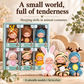 🎁Ora al 50% di sconto! Set di mini bambole reborn – Mini bambole realistiche con adorabili accappatoi a forma di animaletti, regalo perfetto per bambini