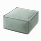 🧺Fodera per sgabello contenitore: riempibile con indumenti, portata 100 kg, cerniera larga, lavabile, 45x45x23 cm